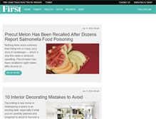 Tablet Screenshot of firstforwomen.com